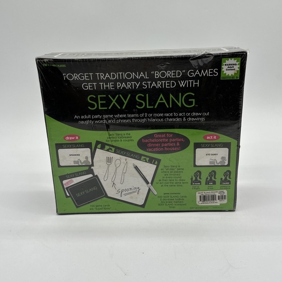 Sexy Slang Board Game Card Game Adult Games - Picture 3 of 6